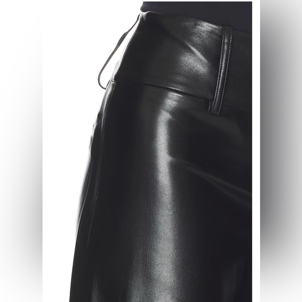 Alice + Olivia Women's Black Wide-Leg Pants Size 14 Flare - Picture 4 of 4